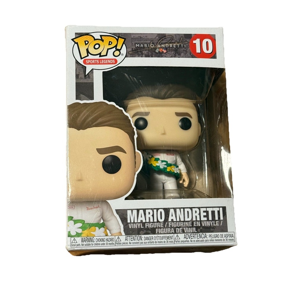 Funko Mario Andretti 10 INDY 500 Sports‎ Legends POP! New In Box